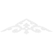 Ekena Millwork Pitch Whitman Architectural Grade PVC Gable Pediment, 60"W x 15"H x 1"P (6/12) GPP060X015X100WHI - alternate 4